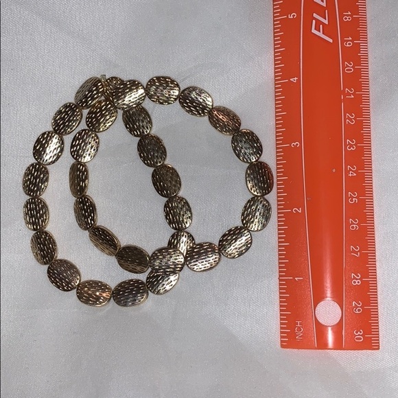 GOLD stretchy bracelets! Pack of 2 - Picture 1 of 1